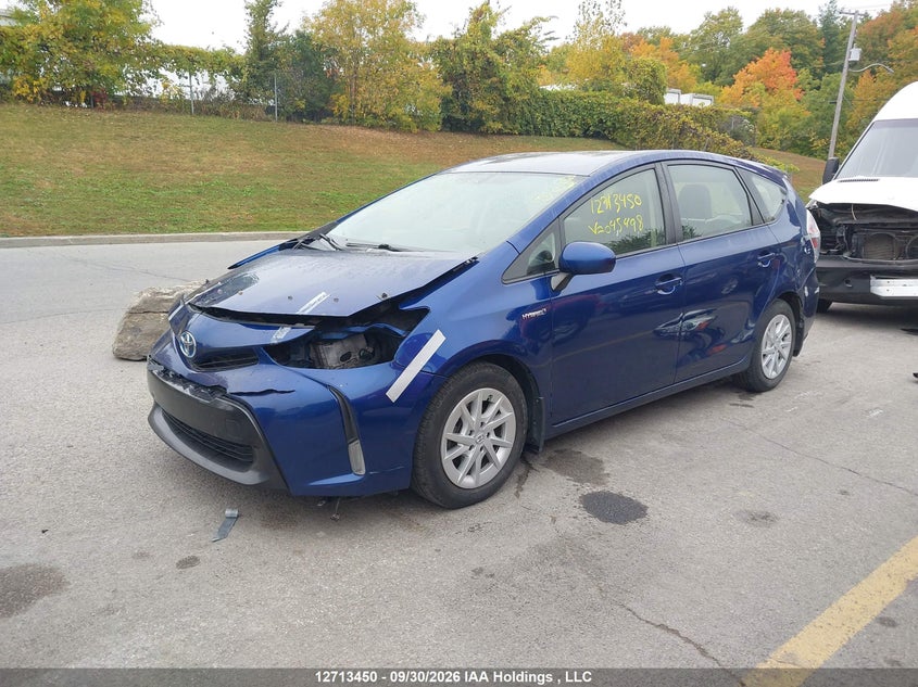 Vin: jtdzn3eu4gj045498, lot: 3119908, toyota prius v 20162