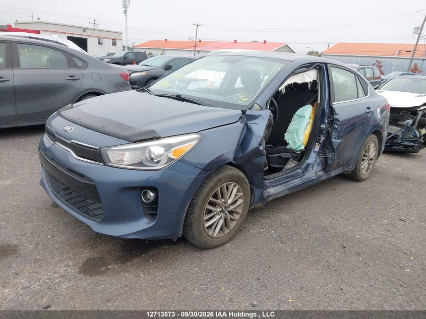 2018 Kia Rio Ex, Left Side, IAAI, VIN 3KPA34AB7JE047618 — photo 2