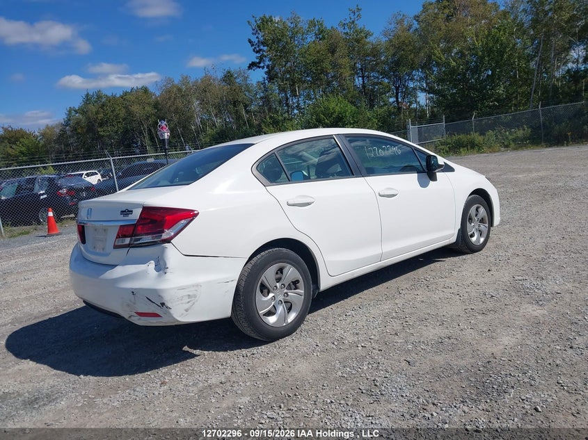 Vin: 2hgfb2f4xdh022259, lot: 3120207, honda civic lx 20134