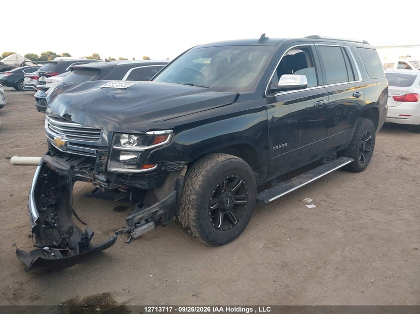 2018 Chevrolet Tahoe K1500 Premier, Удар спереди, IAAI, VIN 1GNSKCKC7JR139249 — фото 2