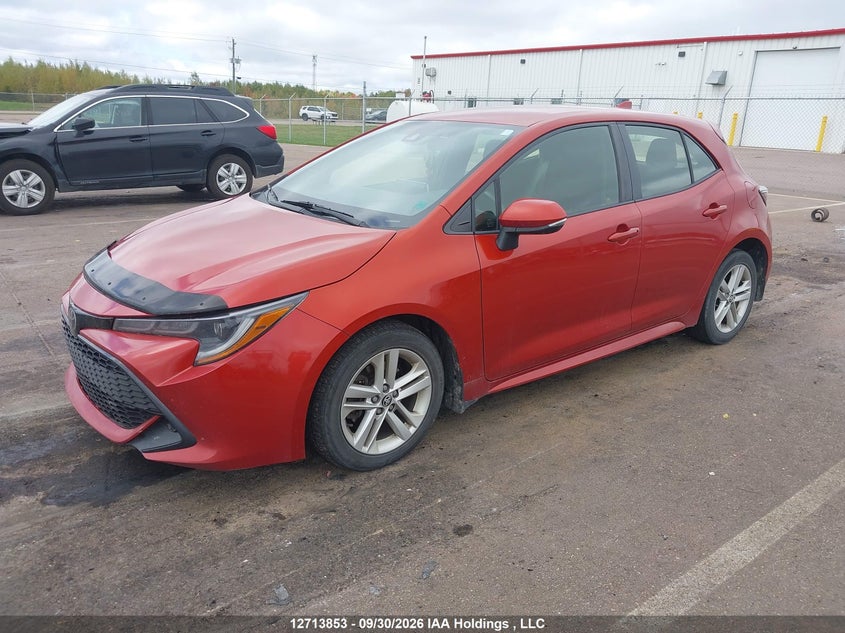 Vin: jtnk4rbexk3015998, lot: 3120377, toyota corolla se/xse 20192