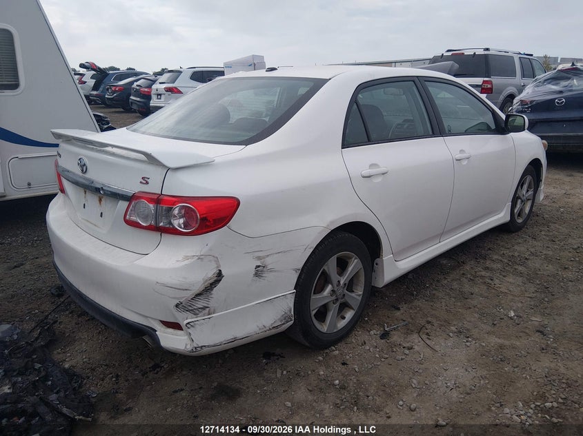 Vin: 2t1bu4eexcc860880, lot: 3120681, toyota corolla s 20124