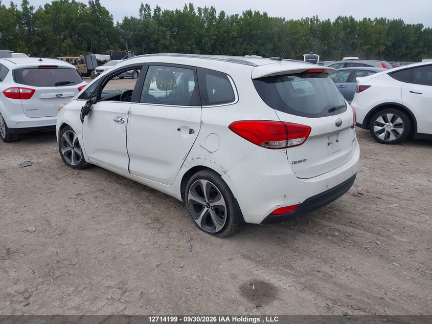 Vin: knahu8a32e7024293, lot: 3120746, kia rondo ex/ex luxury/se 20143