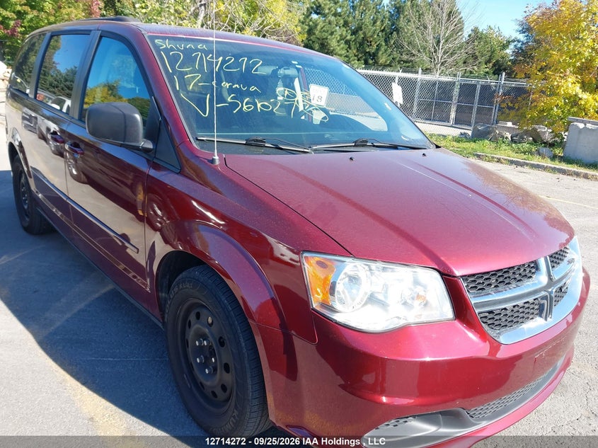 2017 Dodge Grand Caravan Cvp/Sxt, Правый зад, IAAI, VIN 2C4RDGBG6HR561027