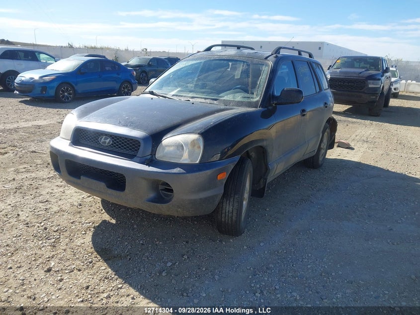 2004 Hyundai Santa Fe Gl, Удар сзади, IAAI, VIN KM8SB73D44U773557 — фото 2
