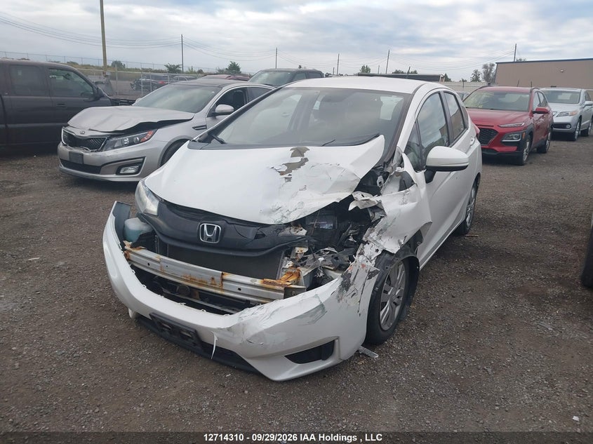 2017 Honda Fit Lx, Удар спереди, IAAI, VIN 3HGGK5H51HM103153 — фото 2