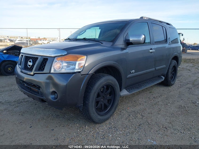 2008 Nissan Armada Se/Le, Удар спереди, IAAI, VIN 5N1AA08C58N619929 — фото 2
