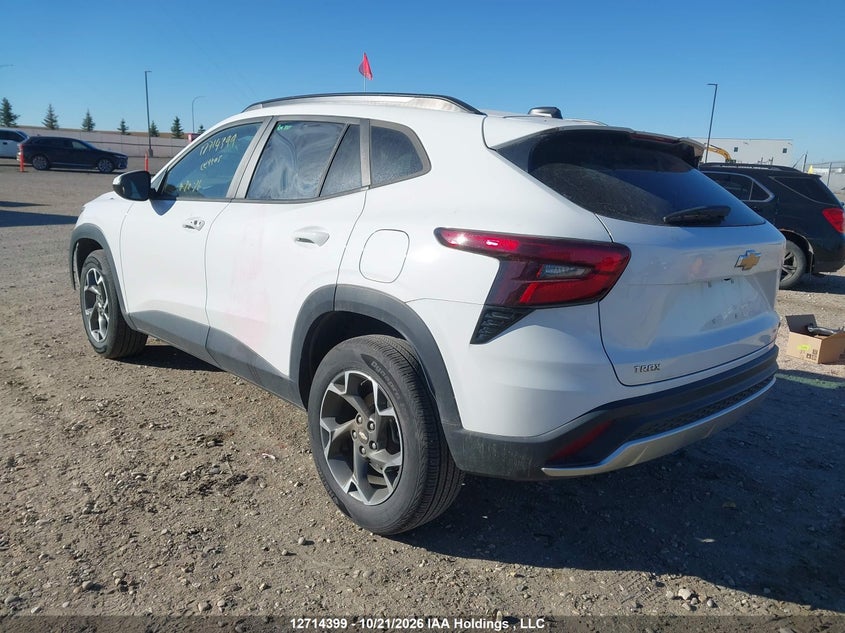 Vin: kl77lhe2xrc017234, lot: 3120948, chevrolet trax 1lt 20243