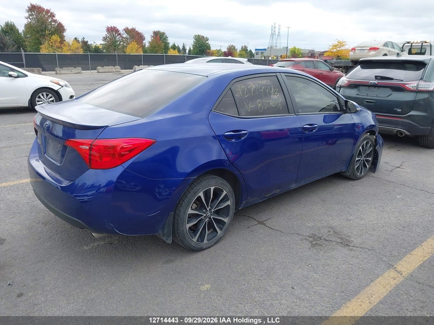 Vin: 2t1burhe9hc857016, lot: 3120992, toyota corolla se 20174