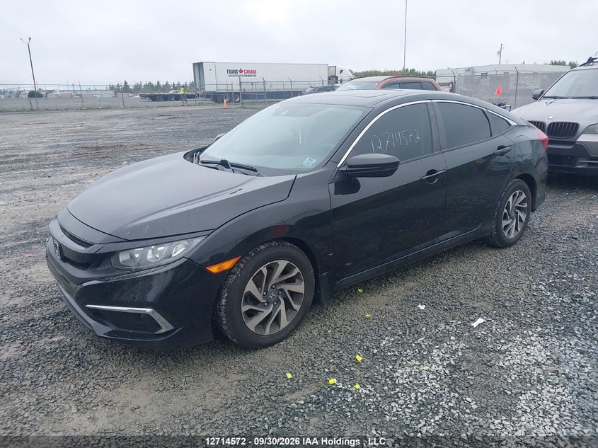 2019 Honda Civic Sedan, Удар сзади, IAAI, VIN 2HGFC2F75KH012260 — фото 2