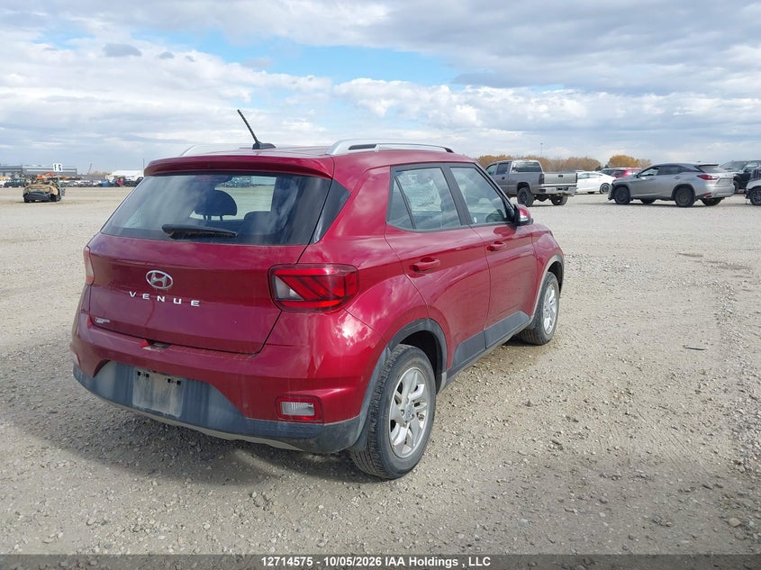 Vin: kmhrc8a32ru335333, lot: 3121125, hyundai venue sel/limited 20244