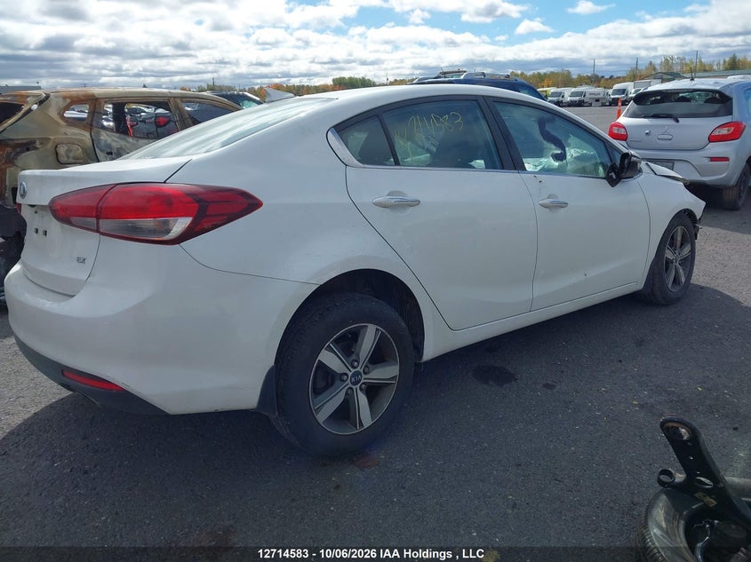 Vin: 3kpfl4a83je222425, lot: 3121133, kia forte ex 20184