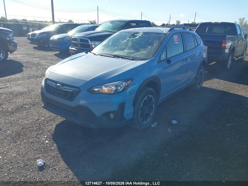 2021 Subaru Crosstrek Touring, Rear, IAAI, VIN JF2GTAPC2M8319291 — photo 2