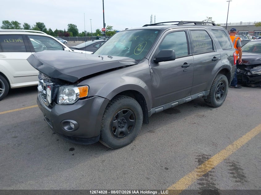 2012 Ford Escape, Удар спереду, IAAI, VIN 1FMCU9DG5CKA39331 — фото 2