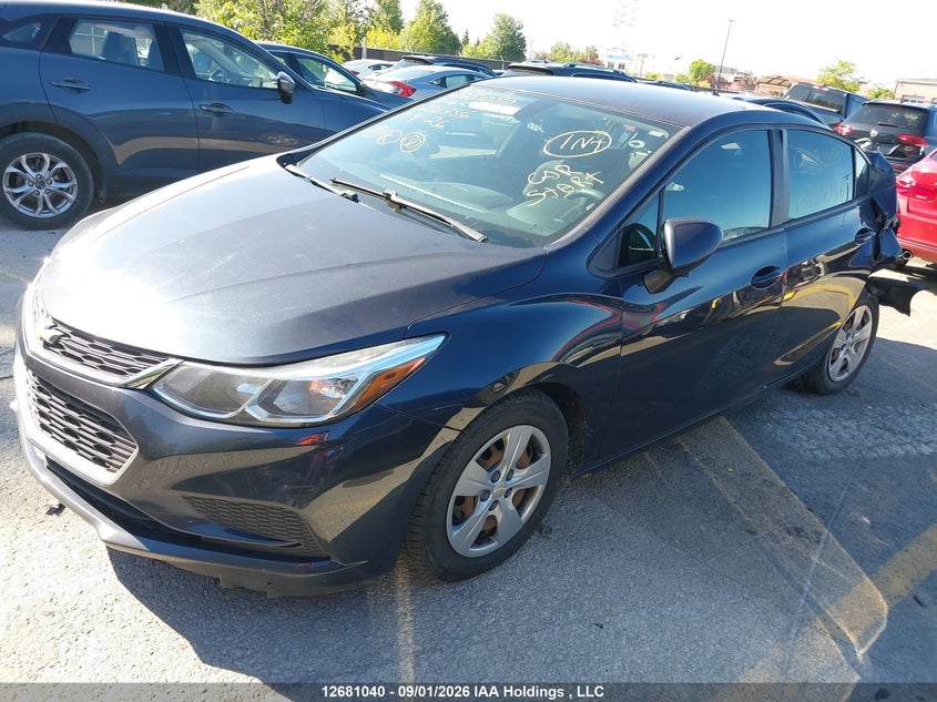 2016 Chevrolet Cruze, Удар ззаду, IAAI, VIN 1G1BC5SM6G7236756 — фото 2