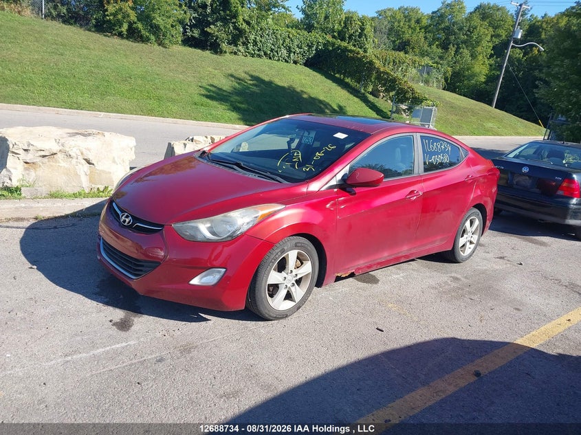 2011 Hyundai Elantra, Підвіска, IAAI, VIN 5NPDH4AEXBH030530 — фото 2
