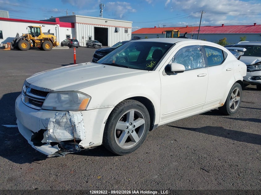 2011 Dodge Avenger, Удар спереду, IAAI, VIN 1B3BD1FG7BN519027 — фото 2