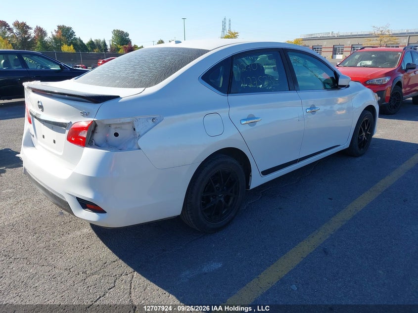 Vin: 3n1ab7ap0jy275736, lot: 3121220, nissan sentra 1.8 s/1.8 sv/1.8 sv midnight edition 20184