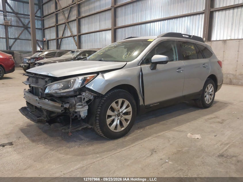 2018 Subaru Outback, Удар спереду, IAAI, VIN 4S4BSDAC4J3228209 — фото 2