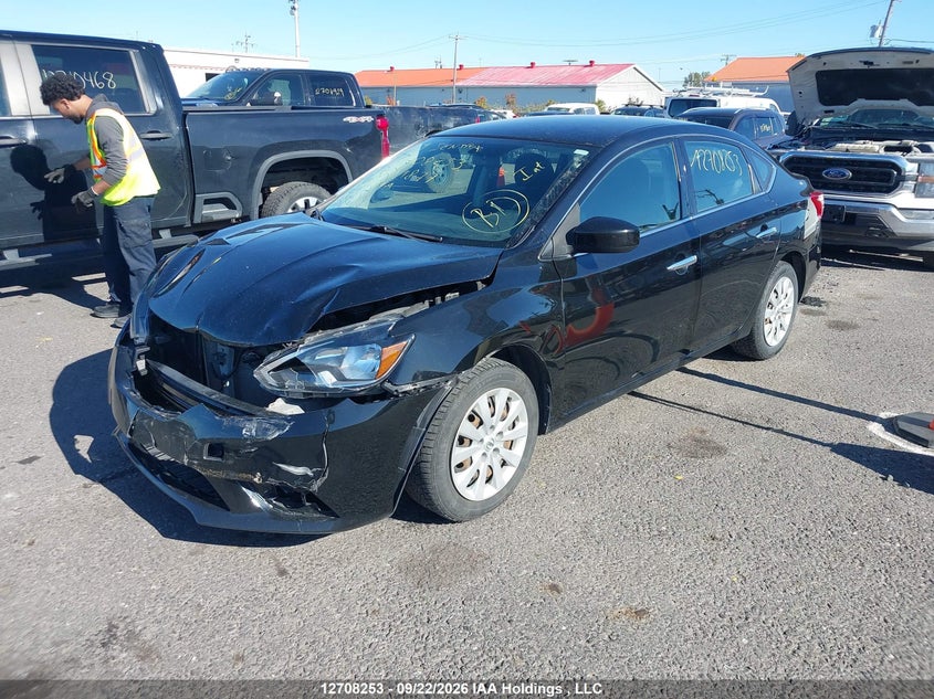 2019 Nissan Sentra 1.8 S/1.8 Sv, Возможны проблемы с механикой, IAAI, VIN 3N1AB7AP8KY291877 — фото 2