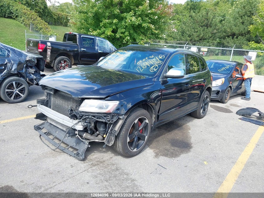 2014 Audi Q5, Удар спереду, IAAI, VIN WA1MFCFP0EA093877 — фото 2