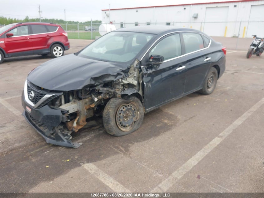 2018 Nissan Sentra, Front, IAAI, VIN 3N1AB7AP6JY328410 — photo 2