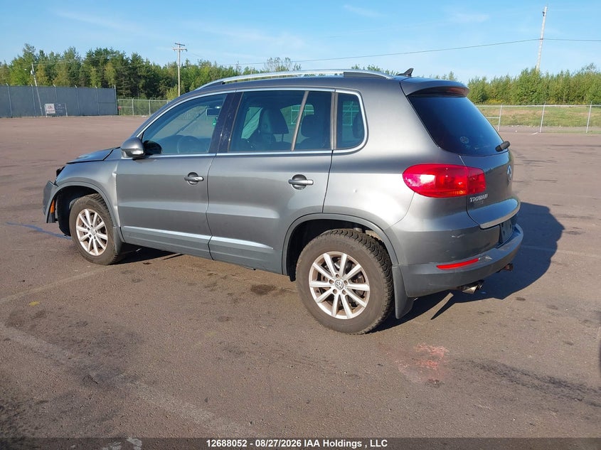 Vin: wvgmv7ax4hk035837, lot: 3121273, volkswagen tiguan comfortline 20173
