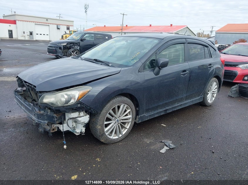 2015 Subaru Impreza Premium Plus, Удар спереди, IAAI, VIN JF1GPAK60FG304257 — фото 2