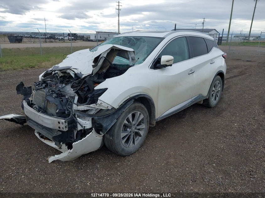 Vin: 5n1az2mh8hn132651, lot: 3121389, nissan murano s/sl/sv/platinum 20172