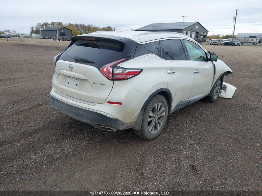 Vin: 5n1az2mh8hn132651, lot: 3121389, nissan murano s/sl/sv/platinum 20174