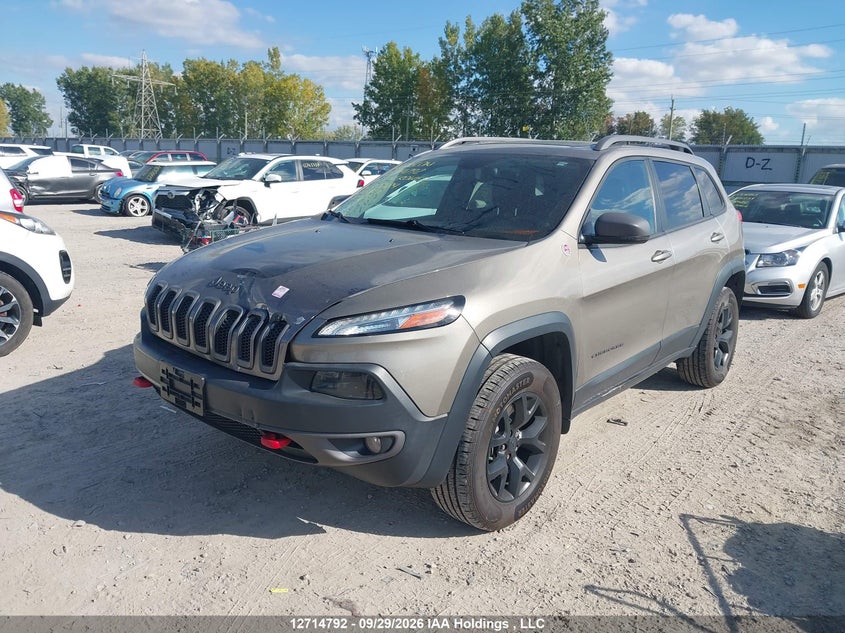 Vin: 1c4pjmbs4gw365984, lot: 3121411, jeep cherokee trailhawk 20162