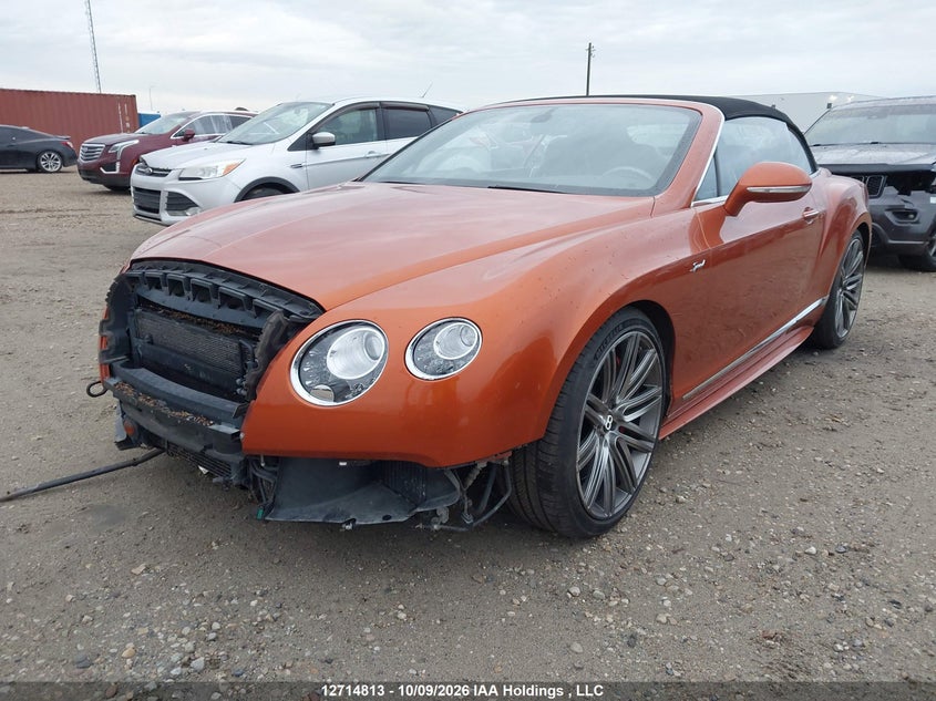 2015 Bentley Continental Gt Speed, Удар спереди, IAAI, VIN SCBGJ3ZAXFC044879 — фото 2