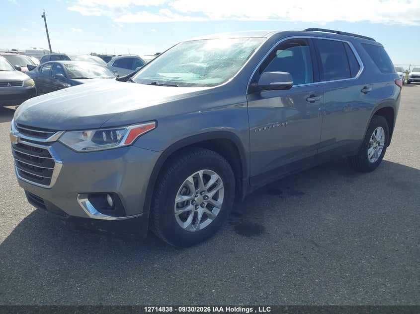 Vin: 1gnevgkw7kj103910, lot: 3121457, chevrolet traverse lt 20192
