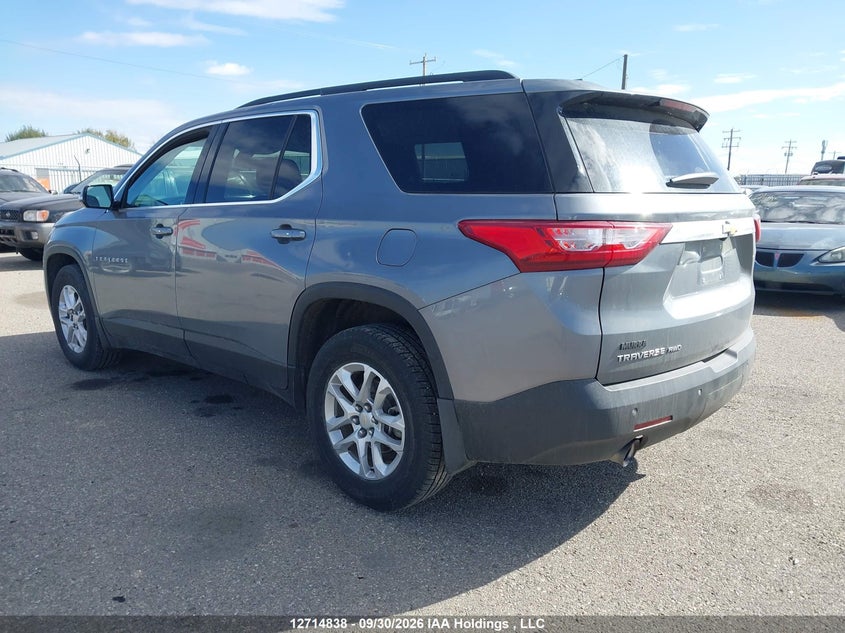 Vin: 1gnevgkw7kj103910, lot: 3121457, chevrolet traverse lt 20193