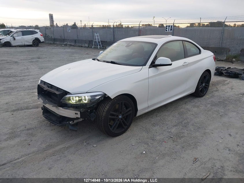 2021 BMW 230I xDrive, Front, IAAI, VIN WBA2J3C0XM7G32732 — photo 2