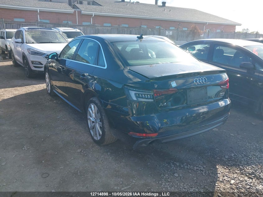 Vin: wauanaf46jn018610, lot: 3121517, audi a4 komfort 20183