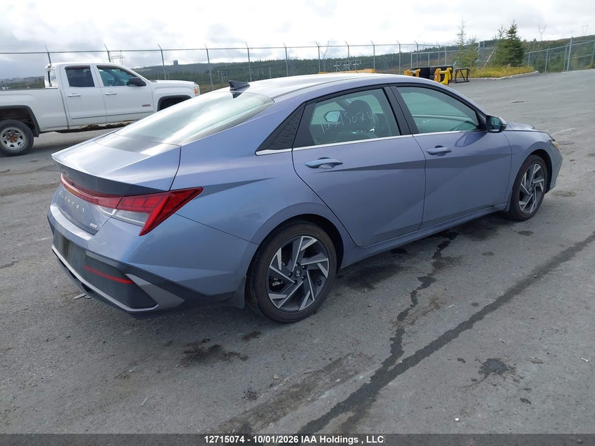 Vin: kmhln4dj6tu199363, lot: 3121709, hyundai elantra luxury with two-tone interior hybrid 20264