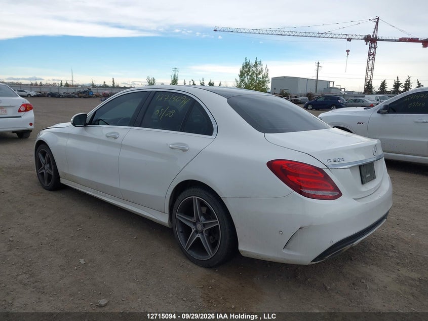 Vin: 55swf4kb6fu072988, lot: 3121731, mercedes-benz c 300 4matic 20153