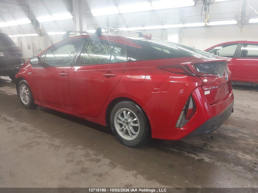 Vin: jtdkamfp6m3169087, lot: 3121832, toyota prius prime le/xle/limited 20213