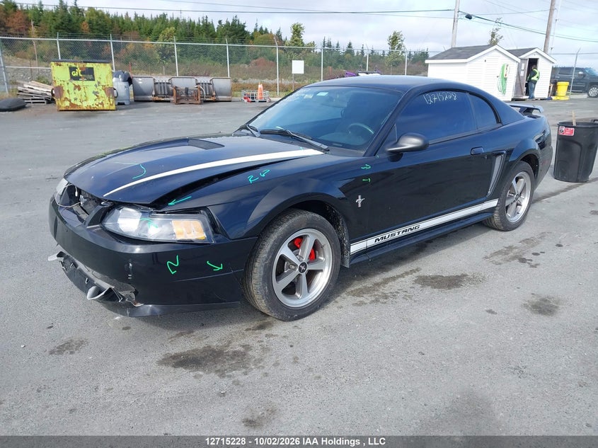 2002 Ford Mustang, Front, IAAI, VIN 1FAFP40472F166313 — photo 2