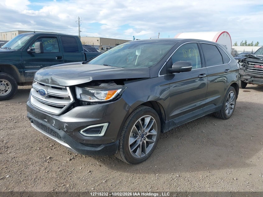 Vin: 2fmpk4k83fbb17996, lot: 3121875, ford edge titanium 20152