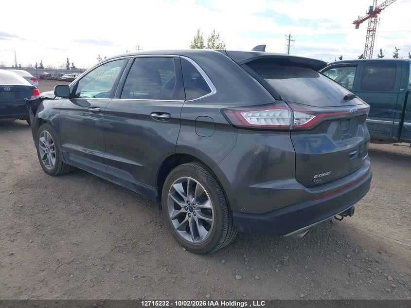 Vin: 2fmpk4k83fbb17996, lot: 3121875, ford edge titanium 20153