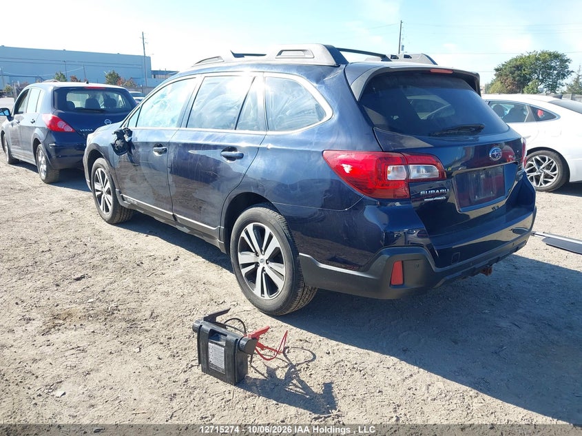 Vin: 4s4bsfnc6j3261864, lot: 3121917, subaru outback 3.6r limited 20183