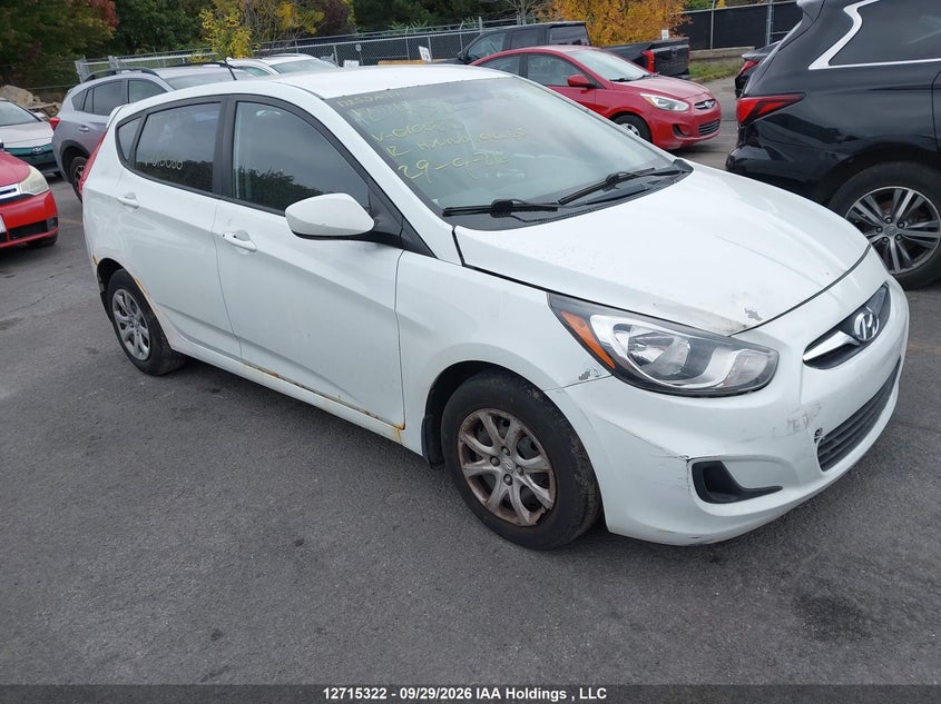 Vin: kmhct5ae5cu010088, lot: 3121965, hyundai accent gls/gs 20121