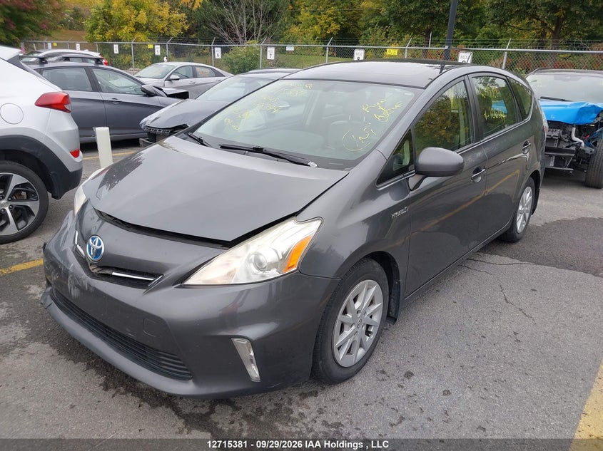 2012 Toyota Prius V, Удар спереди, IAAI, VIN JTDZN3EU0C3106344 — фото 2