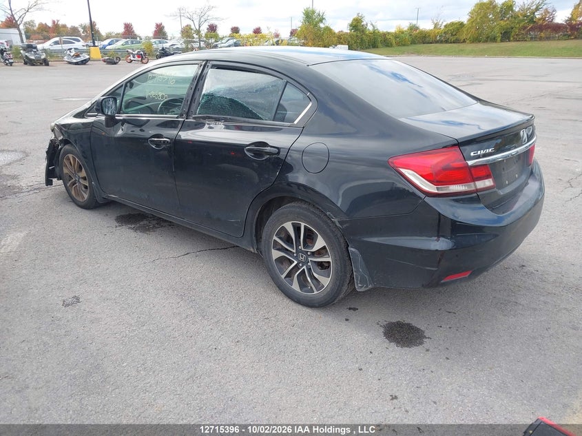 Vin: 2hgfb2e59fh025800, lot: 3122040, honda civic ex 20153