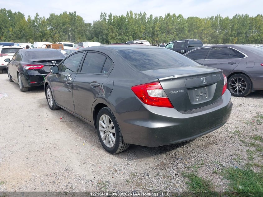 Vin: 2hgfb2f56ch000167, lot: 3122054, honda civic ex 4dr 20123