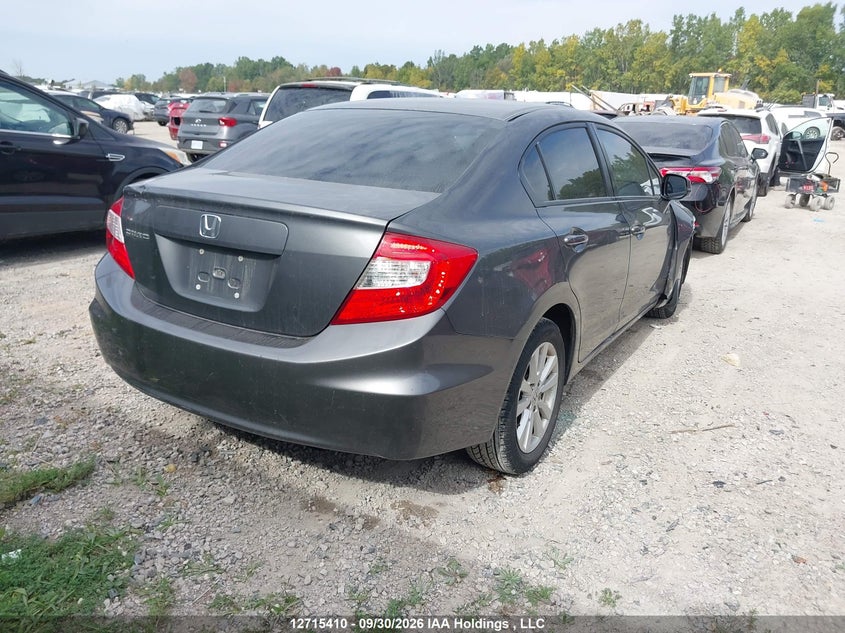 Vin: 2hgfb2f56ch000167, lot: 3122054, honda civic ex 4dr 20124