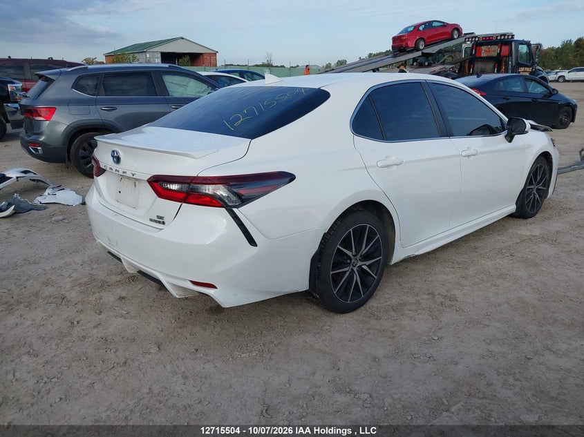 Vin: 4t1b21hk7nu016562, lot: 3122149, toyota camry hybrid se 20224
