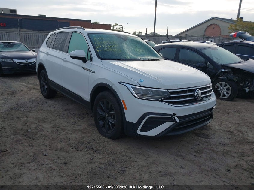 2024 Volkswagen Tiguan Comfortline, Front, IAAI, VIN 3VVMB7AX9RM059303